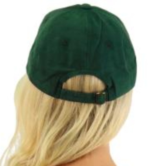 Embroidered Corduroy Graphic Baseball Hat - Picture 4 of 6